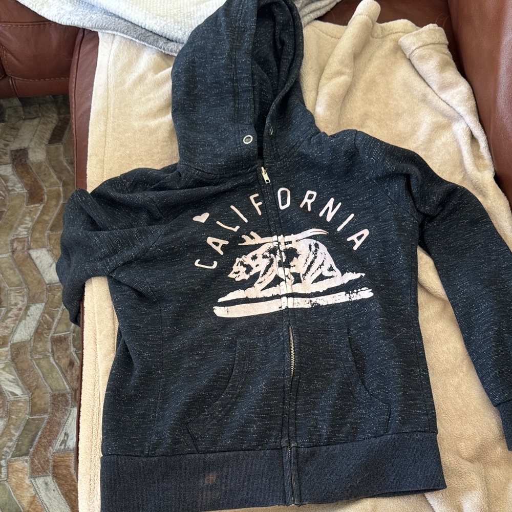 Reflex California Kids Hoodie - Black and White